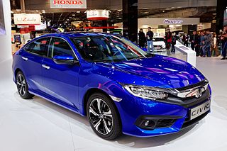 Honda Civic subcompact and subsequently compact cars made and manufactured by Honda