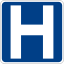 Hospital sign.svg