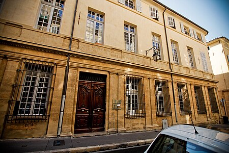 Hotel de joursenvault 17 rue cardinale aix en provence