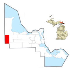 Chippewa County ішіндегі орналасуы