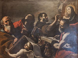 <i>The Four Evangelists</i> (Preti) Painting by Mattia Preti