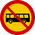 Buses prohibited entry
