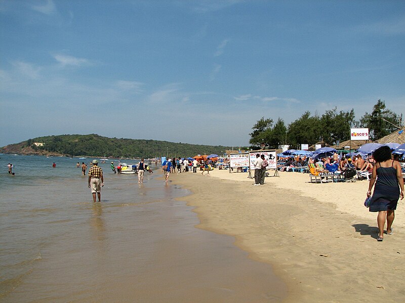 File:India - Goa - 010 - Touristy Baga Beach.jpg