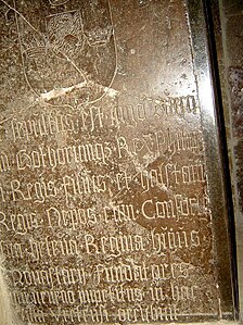 Ingold the Younger of Sweden & Philip of Sweden (1110s) grave detail 2009.jpg