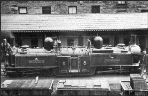 Double Fairlie locomotive James Spooner