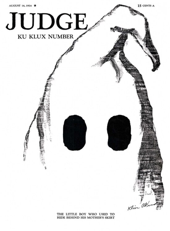 The "Ku Klux Number" of Judge, August 16, 1924