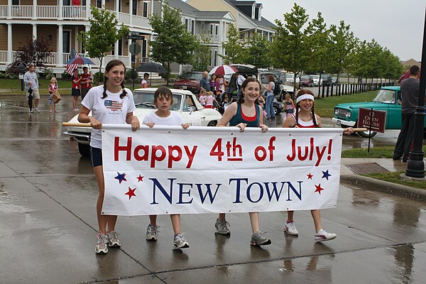 Young residents lead off the New Town, St. Charles July 4th parade July4thParadeNewTown-1.jpg