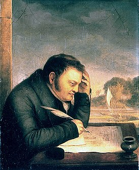 K. F. von Rumor sobre un retrato de Friedrich Nerli.  ESTÁ BIEN.  1823