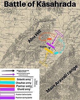 <span class="mw-page-title-main">Battle of Kasahrada</span> 12th century battle in India