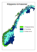 Climatic zones