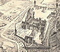 Ansicht von Osten (Rekonstruktionszeichnung von 1891)