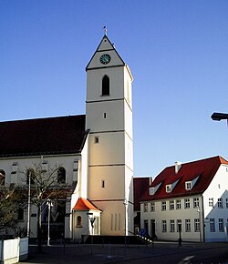 St.-Kolumban-Kirche-kirkko kaupungissa.