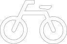Korea Traffic Safety Sign - Road Mark - 535 Bicycle Only.svg