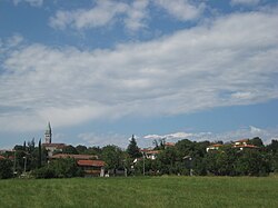 pogled na Kostanjevicu na Krasu