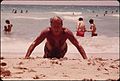 LIVES OF THE MANY ELDERLY PERSONS WHO HAVE CHOSEN SOUTH BEACH FOR THEIR RETIREMENT YEARS REVOLVE AROUND THE BEACH. IT... - NARA - 548623.jpg