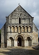 Church of La Couronne (Charente, France) (facade)