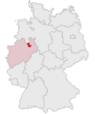 Lokasi Gütersloh di Jerman