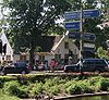 Café "Het Bonte Paard" herberg/boerderij, ingrijpend verbouwd met topgevel en haaks vleugel hierop