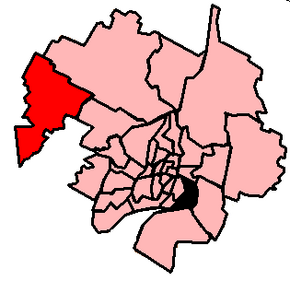 Kaart van het kiesdistrict