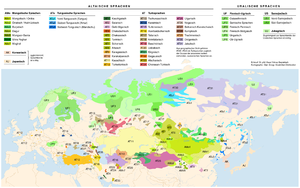 Linguistic map of the Altaic, Turkic and Uralic languages.png