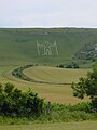Image 10 Credit: Cupcakekid View of the Long Man of Wilmington in the South Downs More about The Long Man of Wilmington... (from Portal:East Sussex/Selected pictures)
