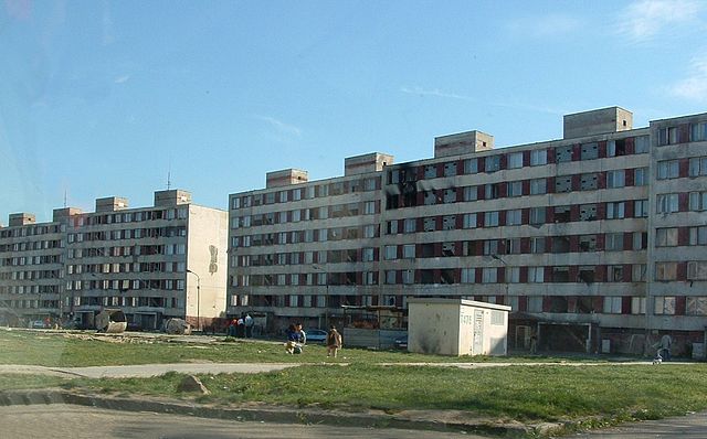 Vue de bâtiments de Luník IX.