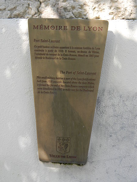 File:Mémoire Fort Saint Laurent Lyon Croix-Rousse.JPG