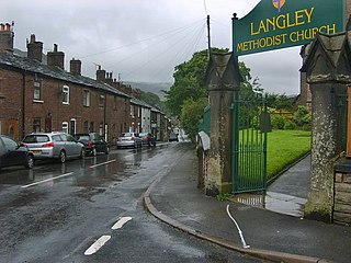 <span class="mw-page-title-main">Langley, Cheshire</span> Human settlement in England