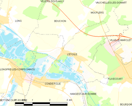 Mapa obce L’Étoile