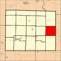 Karte, die Massilon Township, Wayne County, Illinois.svg hervorhebt