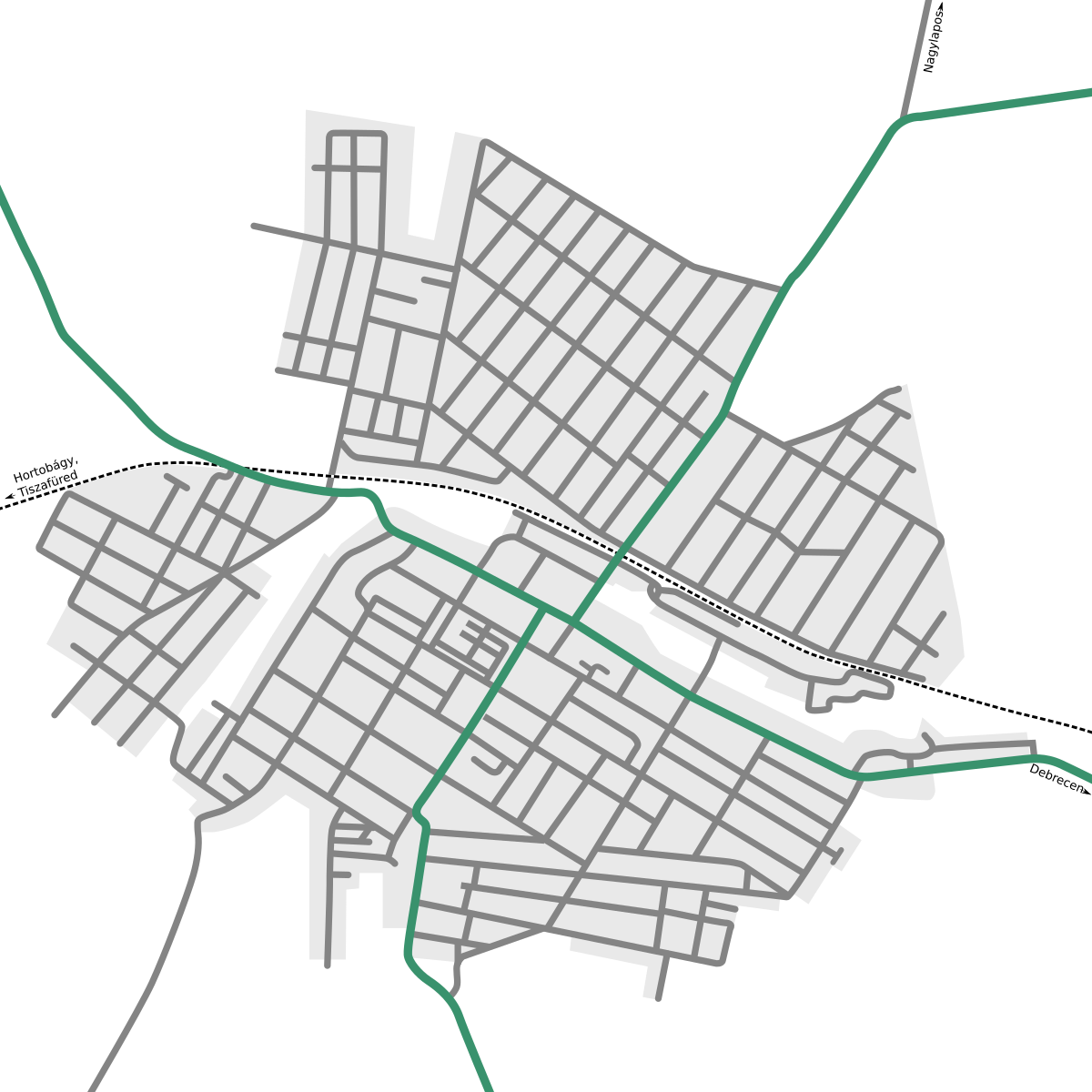 balmazújváros térkép Fájl:Map of Balmazújváros.svg – Wikipédia