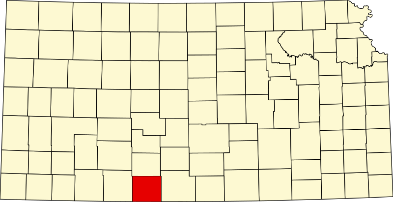 صورة:Map of Kansas highlighting Comanche County.svg