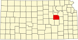 Mapa do Kansas destacando o Condado de Morris.svg