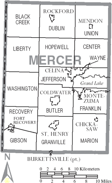 File:Map of Mercer County Ohio With Municipal and Township Labels.PNG