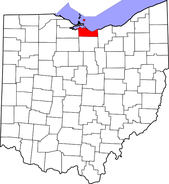 File Map Of Ohio Highlighting Erie County Svg Wikipedia