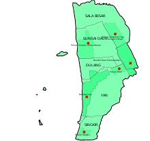 Map of Yan District, Kedah.svg