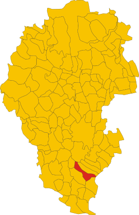 Map of comune of Barbarano Vicentino (province of Vicenza, region Veneto, Italy).svg