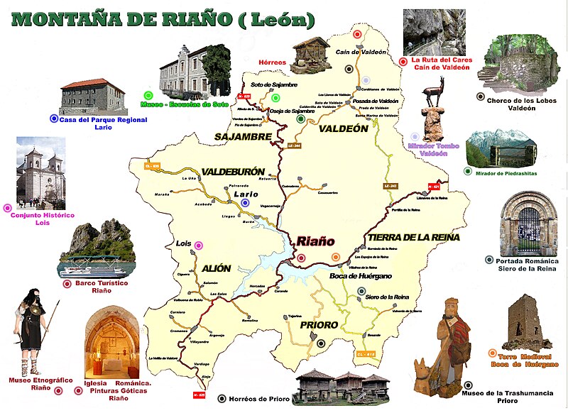 File:Mapa Turístico de la Montaña de Riaño.jpg