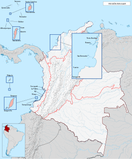 Insular region of Colombia Oceanic islands outside the continental territory