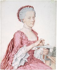Portrait d’Archduchess Maria Amalia of Austria, Jean-Étienne Liotard