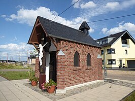 De van het oude naar het nieuwe dorp verplaatste Maria-kapel