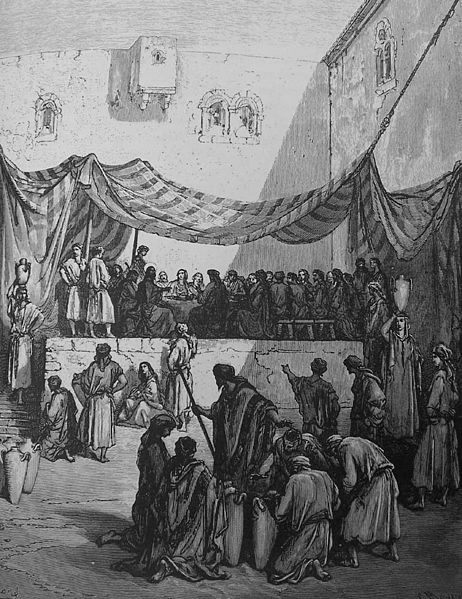 File:Marriage at Cana engraving by Gustave Doré.jpg