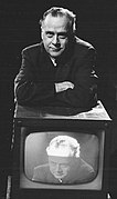 Canadian media philosopher Marshall McLuhan