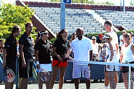 Mats Wilander, Cédric Pioline, Conchita Martínez, Iva Majoli, Mal Washington, Todd Martin, Tracy Austin & Kathy Rinaldi.jpg