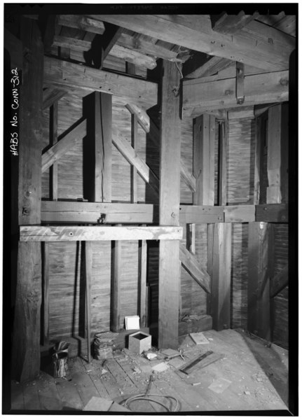 File:May 1968 DETAIL OF TOWER FRAMING - Trinity Church (P. E.), 651 Pequot Road, Southport, Fairfield County, CT HABS CONN,1-SOUPO,22-58.tif