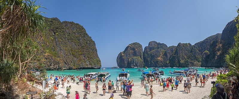 File:Maya Bay panoramic view.jpg