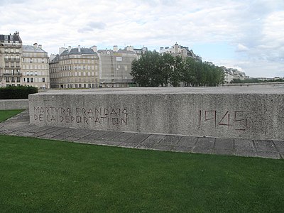 Mémorial des Martyrs de la Déportation.