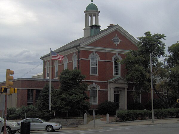 Memorial Hall Library, which was constructed in 1873 in memory of the 53 Andover men who lost their lives during the Civil War, was financed through p