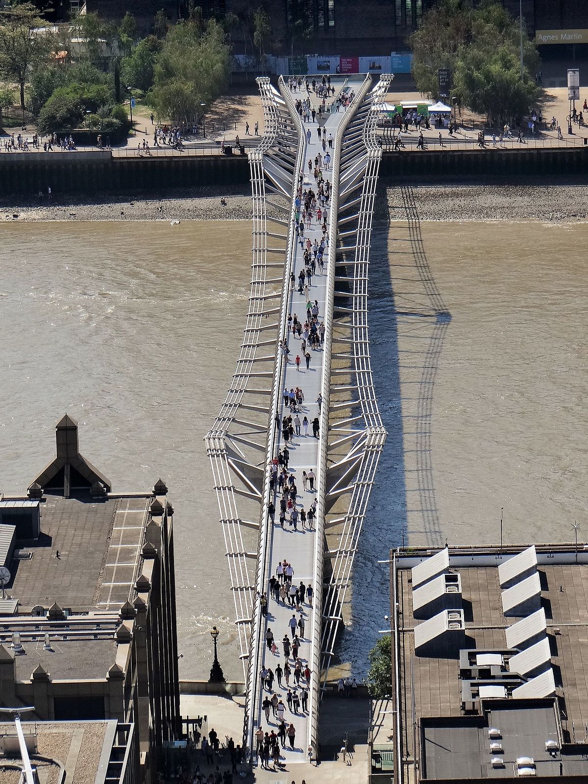 hanging bridge modern