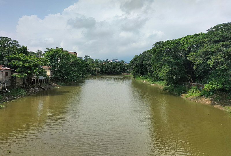 File:Mogra River upstream vew form Muktarpara bridge.jpg